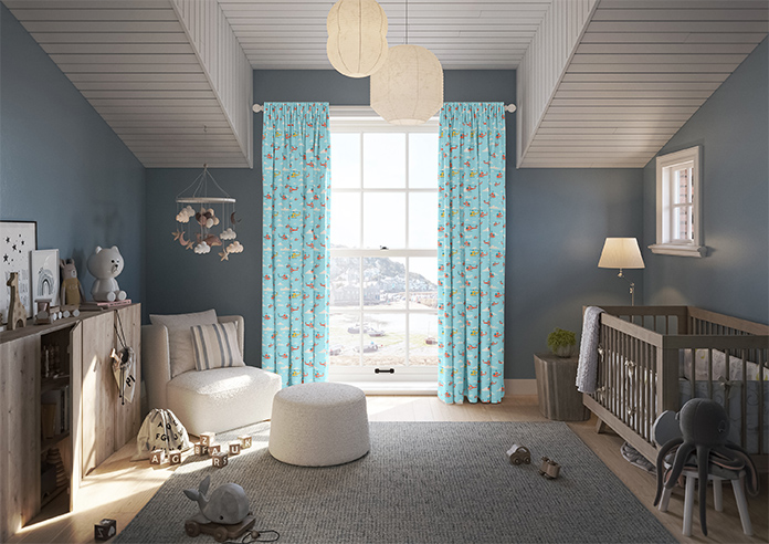 Sky Patrol, Horizon - Made to Measure Curtains - Image 14